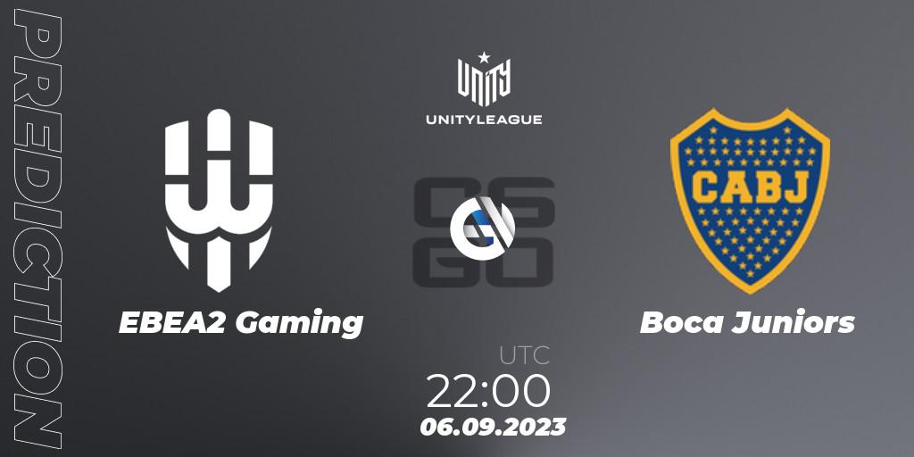 EBEA2 Gaming - Boca Juniors: ennuste. 06.09.2023 at 22:00, Counter-Strike (CS2), LVP Unity League Argentina 2023