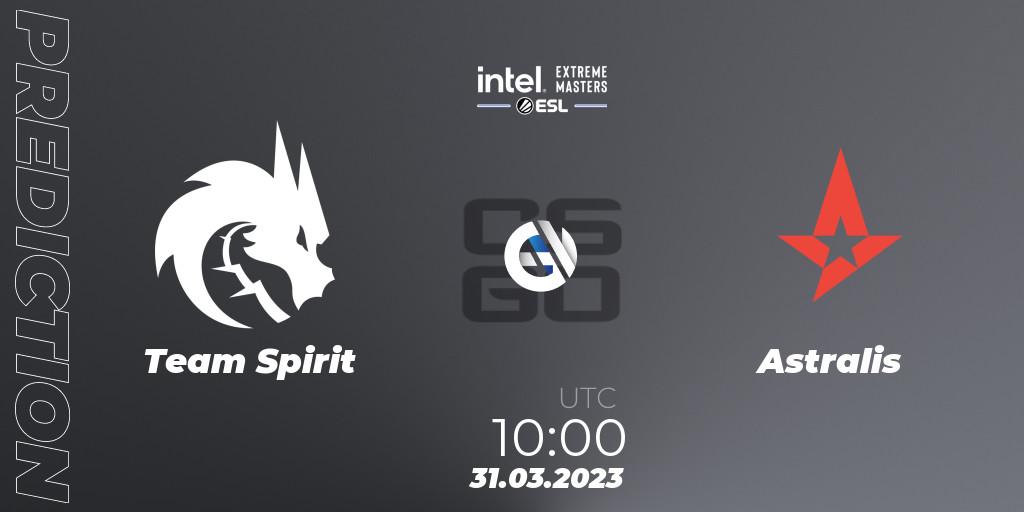 Team Spirit - Astralis: ennuste. 31.03.23, CS2 (CS:GO), IEM Dallas 2023 Europe Closed Qualifier