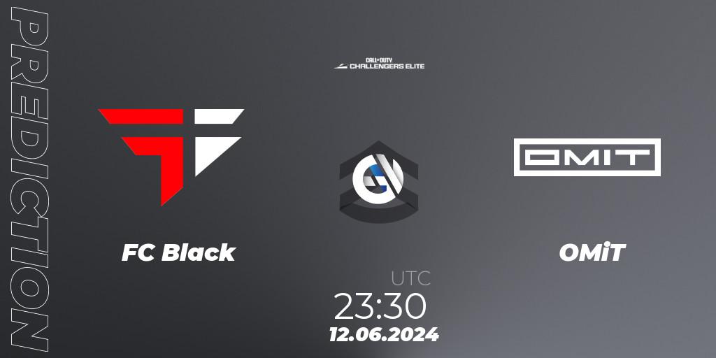 FC Black - OMiT: ennuste. 12.06.2024 at 22:30, Call of Duty, Call of Duty Challengers 2024 - Elite 3: NA