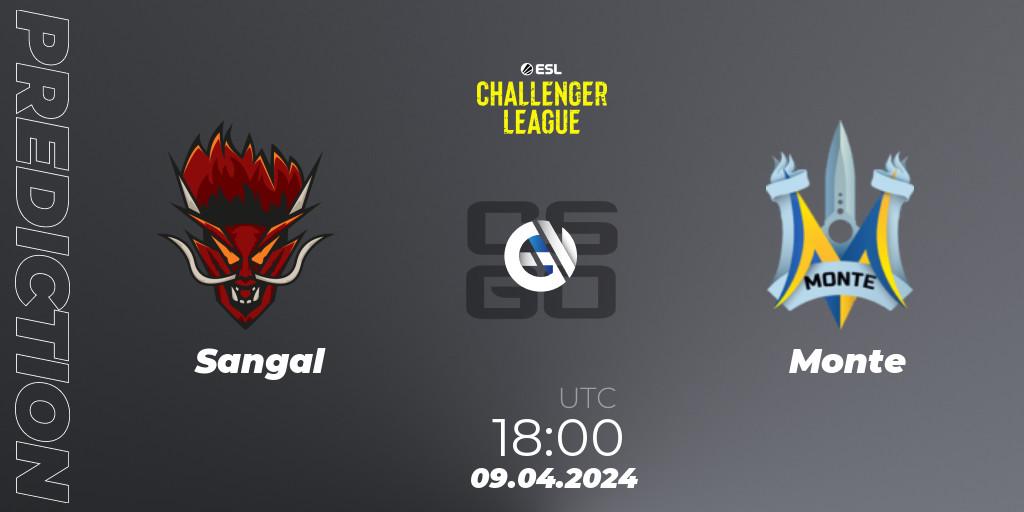 Sangal - Monte: ennuste. 12.04.24, CS2 (CS:GO), ESL Challenger League Season 47: Europe