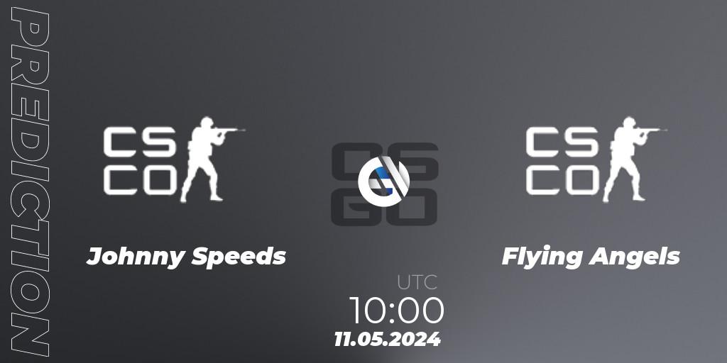 Johnny Speeds - Flying Angels: ennuste. 11.05.2024 at 10:00, Counter-Strike (CS2), MAX Skills Tournament