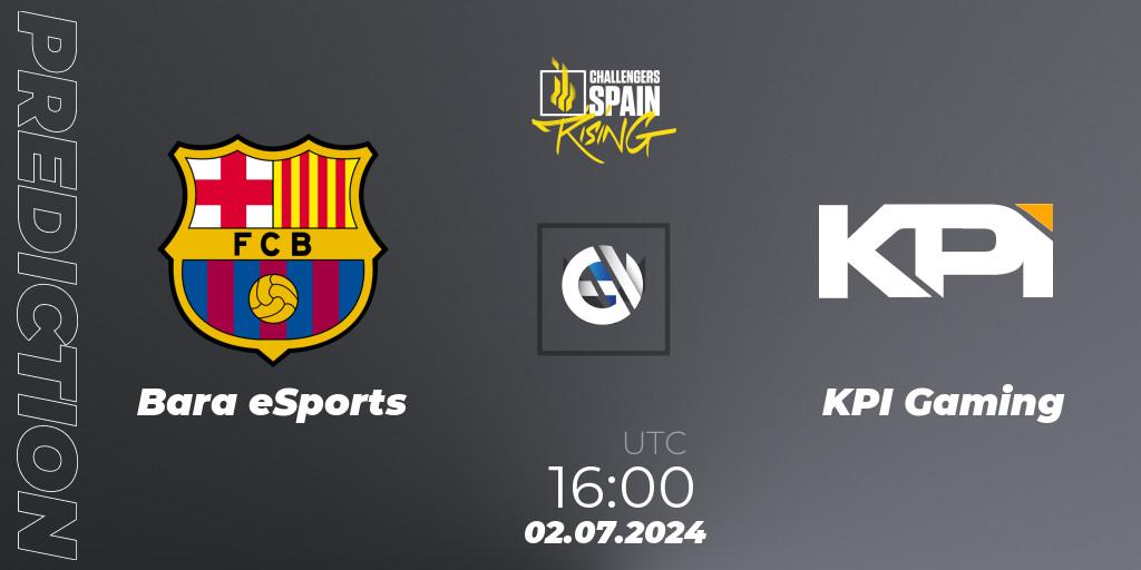 Barça eSports - KPI Gaming: ennuste. 02.07.2024 at 16:00, VALORANT, VALORANT Challengers 2024 Spain: Rising Split 2