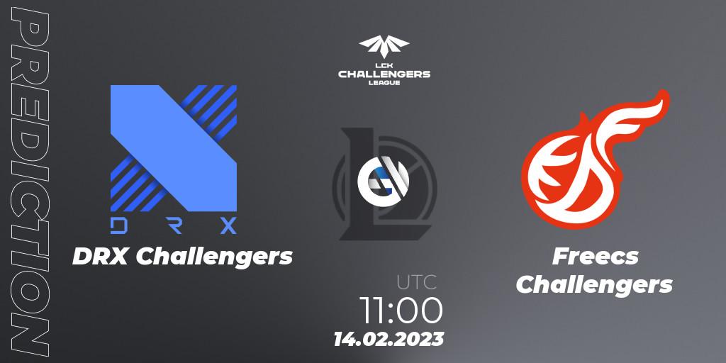 DRX Challengers - Freecs Challengers: ennuste. 14.02.2023 at 11:00, LoL, LCK Challengers League 2023 Spring