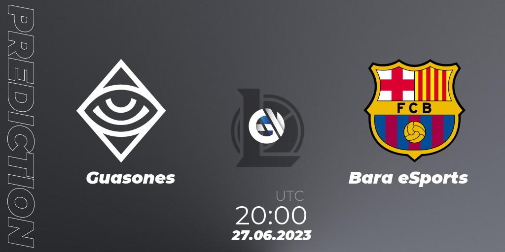 Guasones - Barça eSports: ennuste. 27.06.2023 at 18:00, LoL, Superliga Summer 2023 - Group Stage