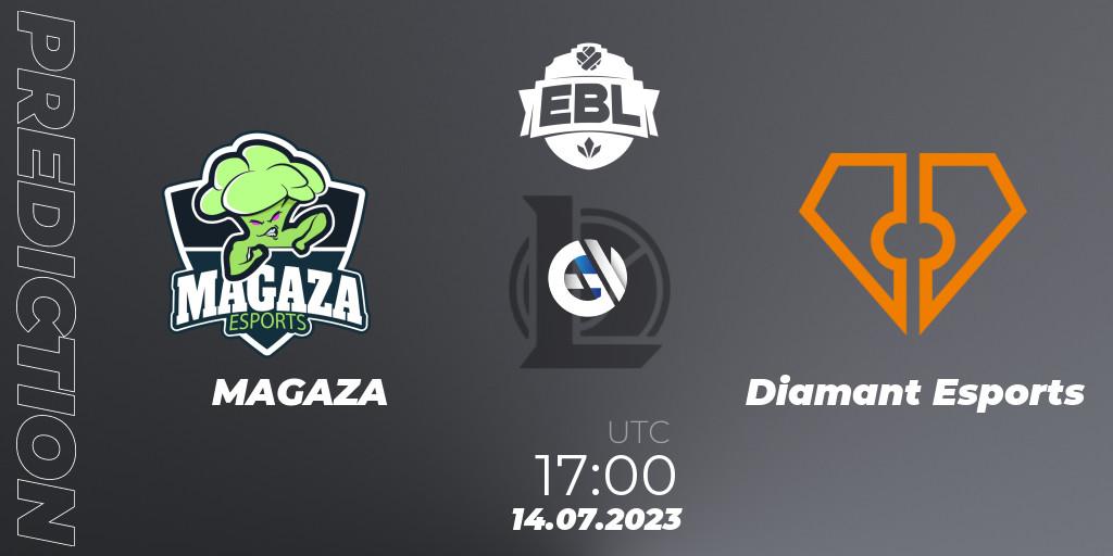 MAGAZA - Diamant Esports: ennuste. 23.06.2023 at 18:00, LoL, Esports Balkan League Season 13