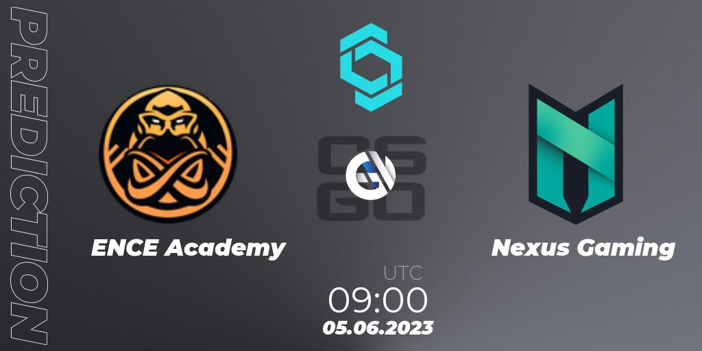 ENCE Academy - Nexus Gaming: ennuste. 05.06.23, CS2 (CS:GO), CCT North Europe Series 5