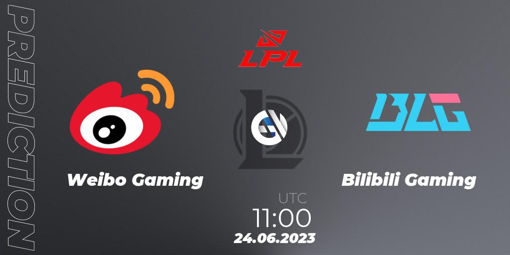 Weibo Gaming - Bilibili Gaming: ennuste. 24.06.23, LoL, LPL Summer 2023 Regular Season