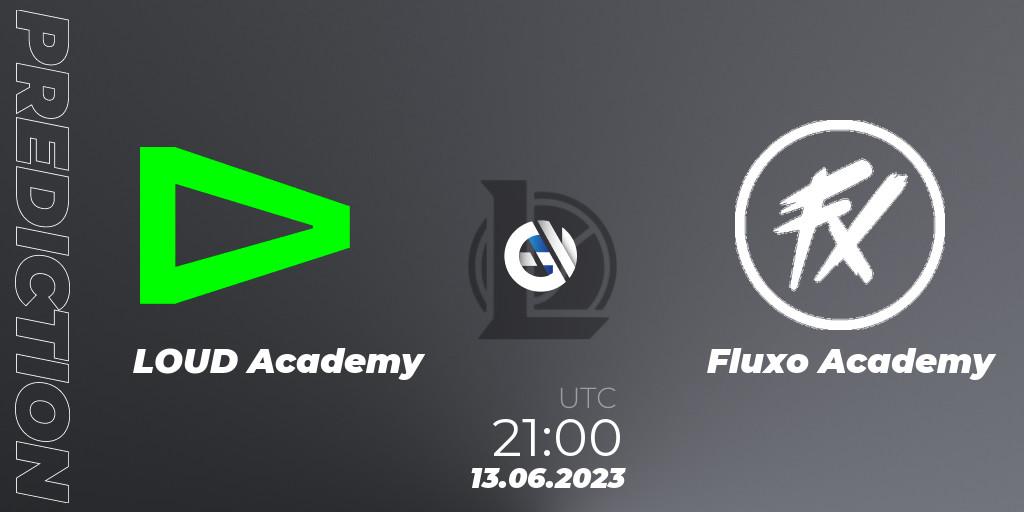 LOUD Academy - Fluxo Academy: ennuste. 13.06.23, LoL, CBLOL Academy Split 2 2023 - Group Stage