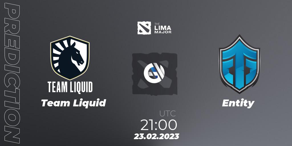 Team Liquid - Entity: ennuste. 23.02.23, Dota 2, The Lima Major 2023