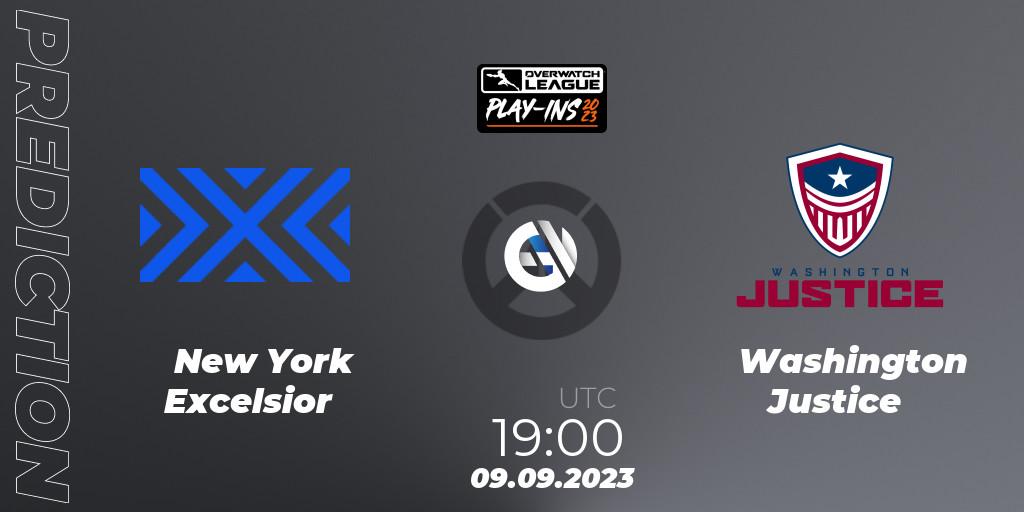 New York Excelsior - Washington Justice: ennuste. 09.09.2023 at 19:00, Overwatch, Overwatch League 2023 - Play-Ins