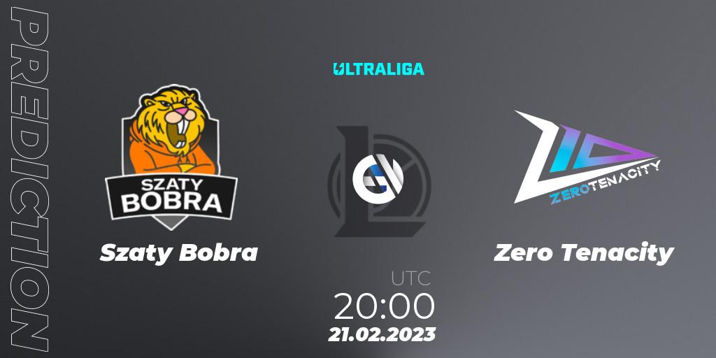 Szaty Bobra - Zero Tenacity: ennuste. 21.02.2023 at 20:00, LoL, Ultraliga Season 9 - Group Stage