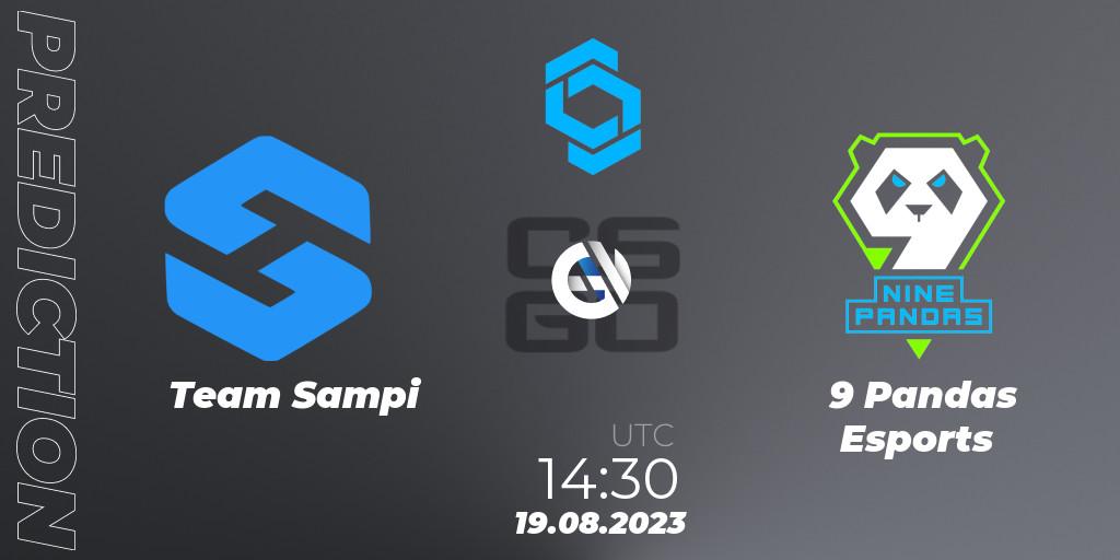 Team Sampi - 9 Pandas Esports: ennuste. 19.08.2023 at 14:30, Counter-Strike (CS2), CCT East Europe Series #1