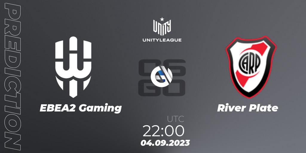 EBEA2 Gaming - River Plate: ennuste. 04.09.2023 at 22:00, Counter-Strike (CS2), LVP Unity League Argentina 2023