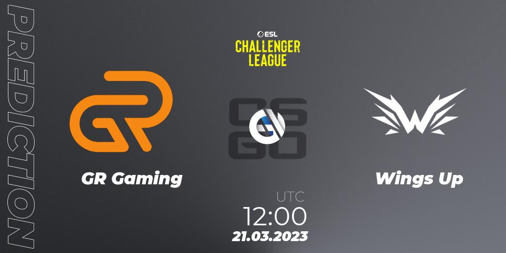GR Gaming - Wings Up: ennuste. 21.03.23, CS2 (CS:GO), ESL Challenger League Season 44: Asia-Pacific