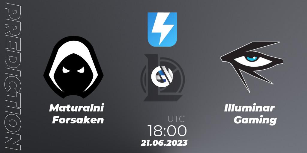 Forsaken - Illuminar Gaming: ennuste. 31.05.2023 at 17:00, LoL, Ultraliga Season 10 2023 Regular Season