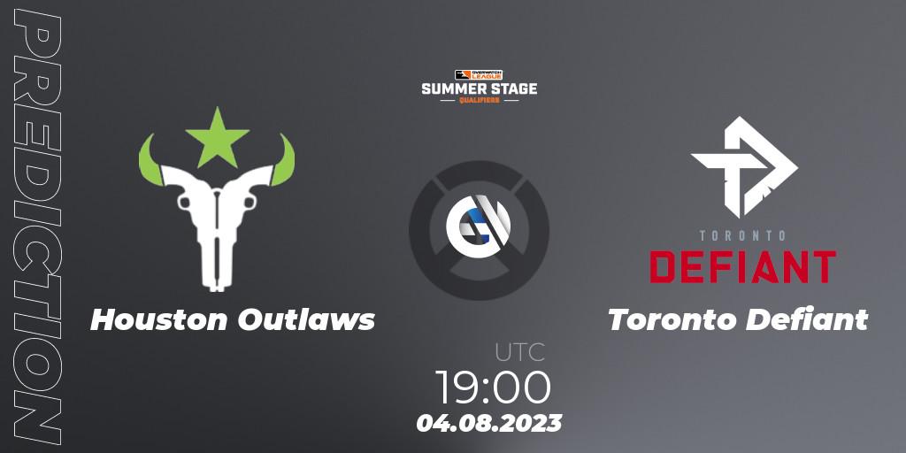 Houston Outlaws - Toronto Defiant: ennuste. 04.08.23, Overwatch, Overwatch League 2023 - Summer Stage Qualifiers
