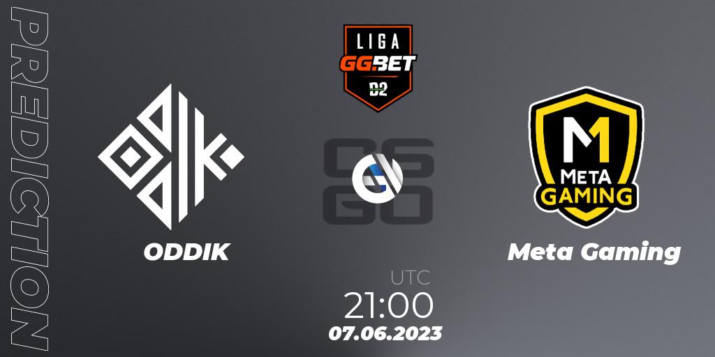 ODDIK - Meta Gaming Brasil: ennuste. 07.06.2023 at 21:00, Counter-Strike (CS2), Dust2 Brasil Liga Season 1