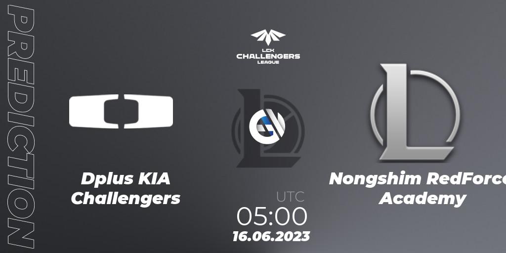 Dplus KIA Challengers - Nongshim RedForce Academy: ennuste. 16.06.23, LoL, LCK Challengers League 2023 Summer - Group Stage
