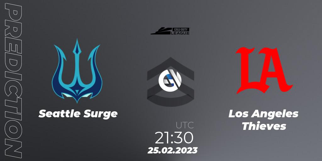 Seattle Surge - Los Angeles Thieves: ennuste. 25.02.2023 at 21:30, Call of Duty, Call of Duty League 2023: Stage 3 Major Qualifiers