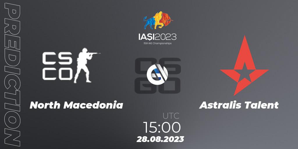 North Macedonia - Astralis Talent: ennuste. 28.08.2023 at 17:35, Counter-Strike (CS2), IESF World Esports Championship 2023
