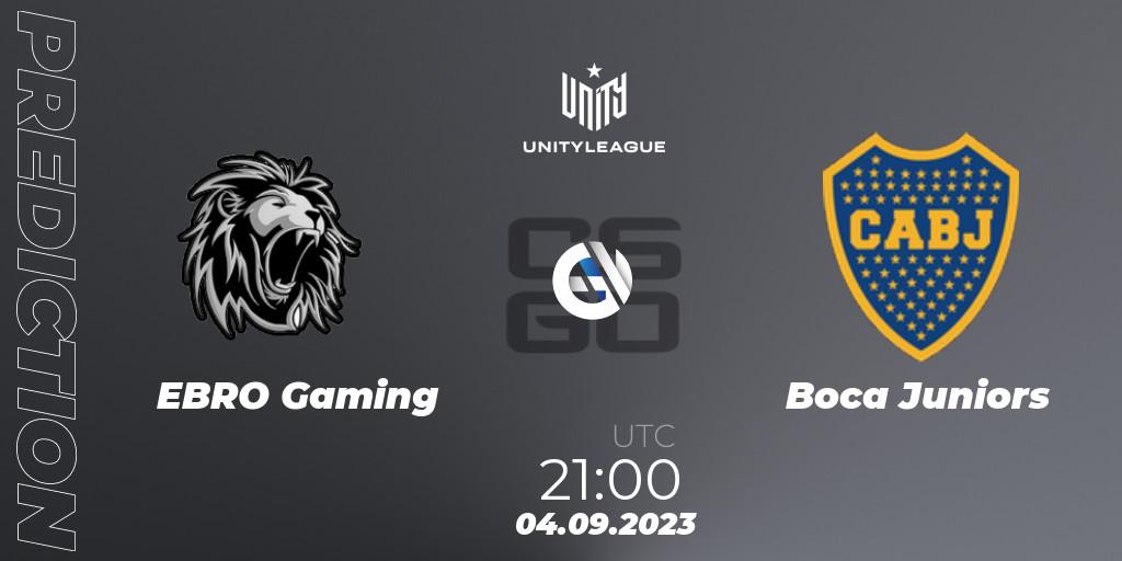EBRO Gaming - Boca Juniors: ennuste. 04.09.2023 at 21:00, Counter-Strike (CS2), LVP Unity League Argentina 2023