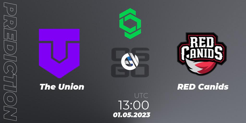 The Union - RED Canids: ennuste. 01.05.2023 at 13:00, Counter-Strike (CS2), CCT South America Series #7