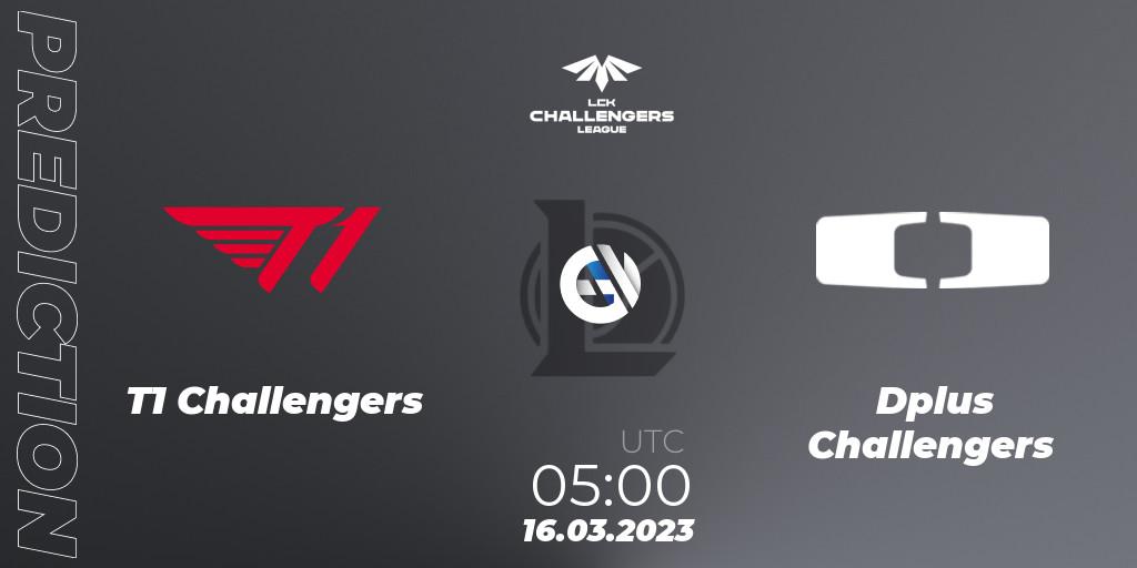 T1 Challengers - Dplus Challengers: ennuste. 16.03.23, LoL, LCK Challengers League 2023 Spring