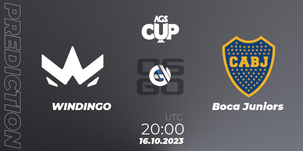 WINDINGO - Boca Juniors: ennuste. 16.10.2023 at 20:15, Counter-Strike (CS2), AGS CUP 2023
