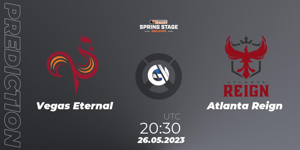 Vegas Eternal - Atlanta Reign: ennuste. 26.05.2023 at 20:30, Overwatch, OWL Stage Qualifiers Spring 2023 West