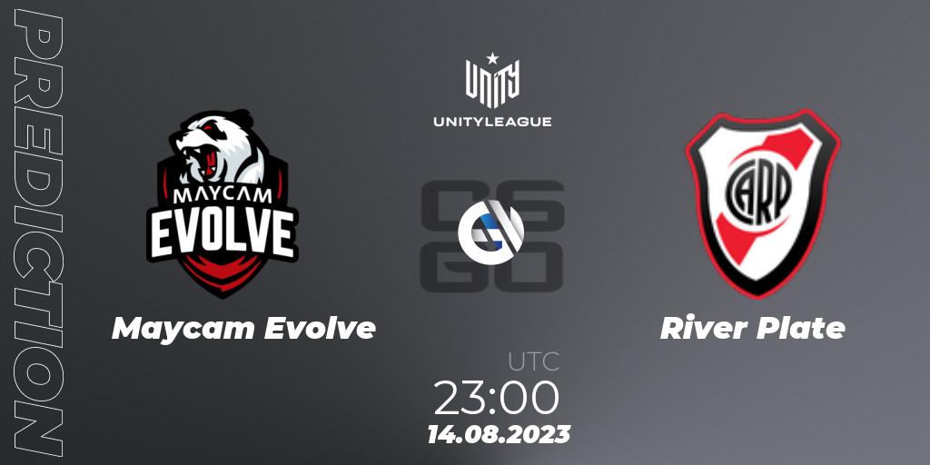Maycam Evolve - River Plate: ennuste. 14.08.2023 at 23:00, Counter-Strike (CS2), LVP Unity League Argentina 2023
