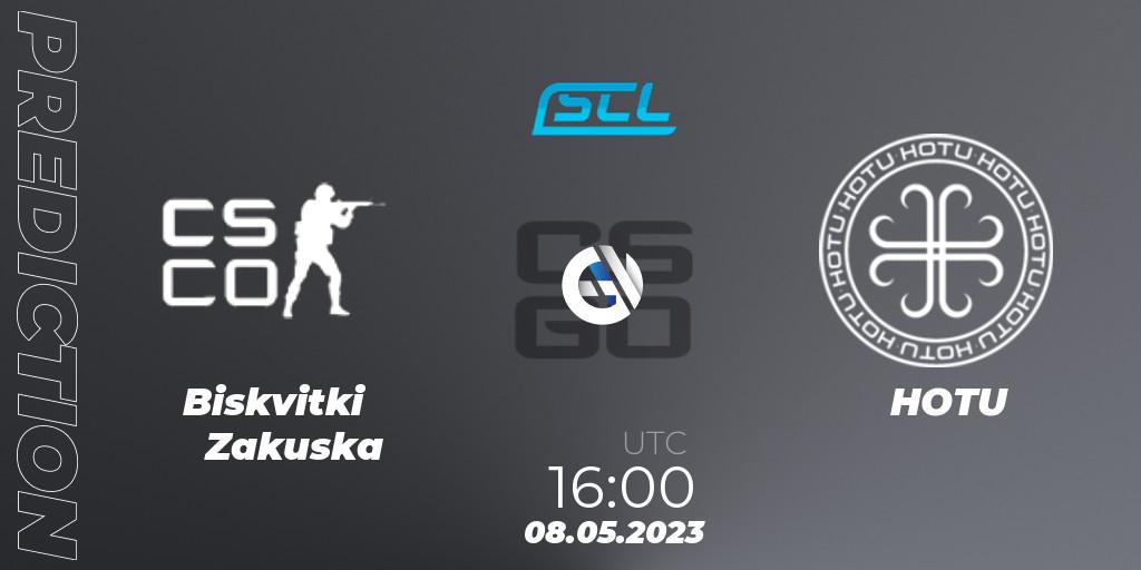 Biskvitki Zakuska - HOTU: ennuste. 08.05.2023 at 16:00, Counter-Strike (CS2), SCL Season 9