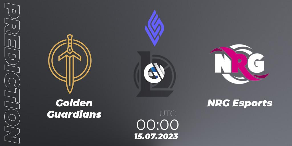 Golden Guardians - NRG Esports: ennuste. 14.07.23, LoL, LCS Summer 2023 - Group Stage
