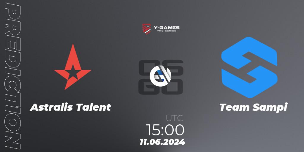 Astralis Talent - Team Sampi: ennuste. 11.06.2024 at 15:00, Counter-Strike (CS2), Y-Games PRO Series 2024