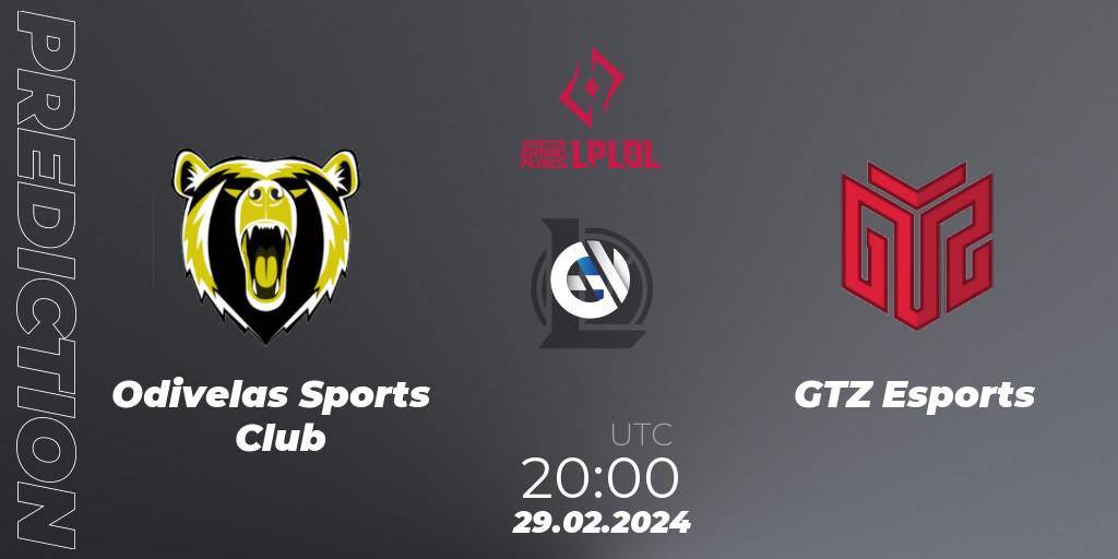 Odivelas Sports Club - GTZ Esports: ennuste. 29.02.24, LoL, LPLOL Split 1 2024