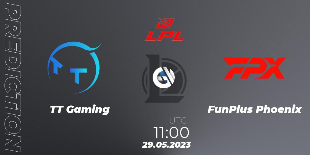 TT Gaming - FunPlus Phoenix: ennuste. 29.05.2023 at 12:05, LoL, LPL Summer 2023 Regular Season