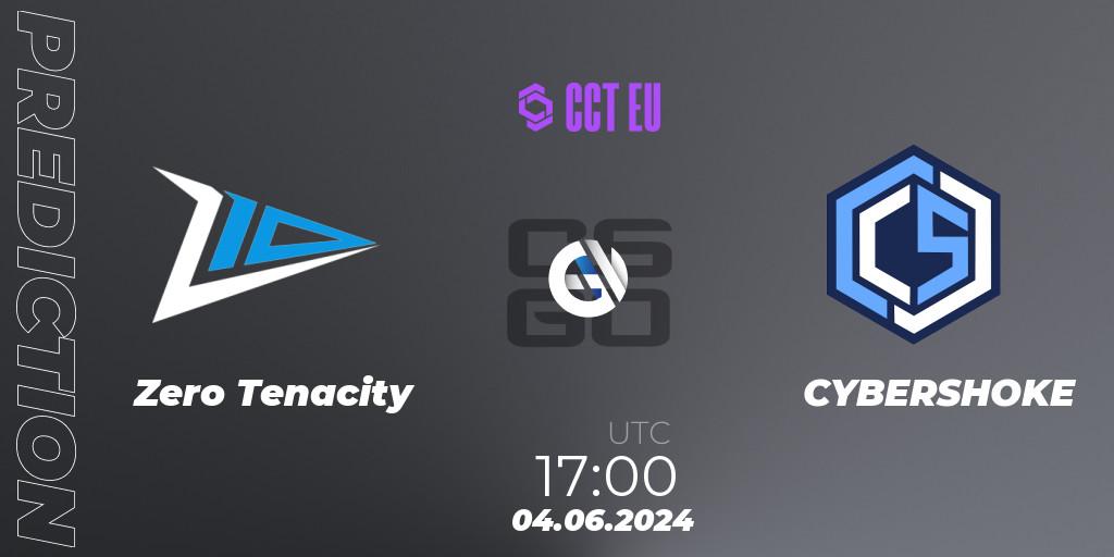 Zero Tenacity - CYBERSHOKE: ennuste. 04.06.2024 at 17:15, Counter-Strike (CS2), CCT Season 2 Europe Series 5