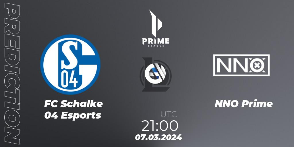 FC Schalke 04 Esports - NNO Prime: ennuste. 07.03.24, LoL, Prime League Spring 2024 - Group Stage