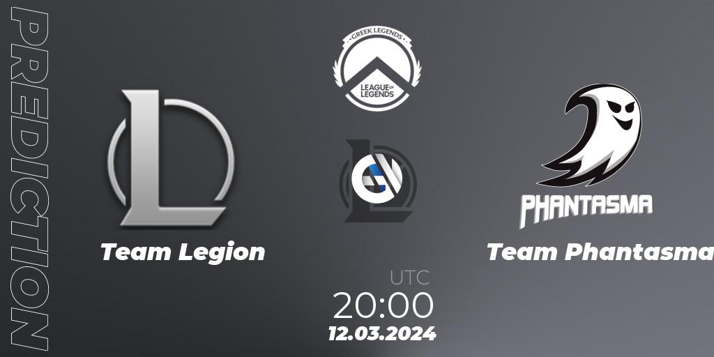 Team Legion - Team Phantasma: ennuste. 12.03.2024 at 20:00, LoL, GLL Spring 2024