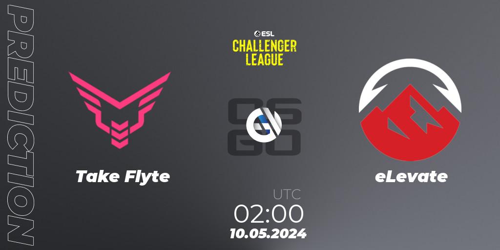 Take Flyte - eLevate: ennuste. 15.05.2024 at 00:00, Counter-Strike (CS2), ESL Challenger League Season 47: North America