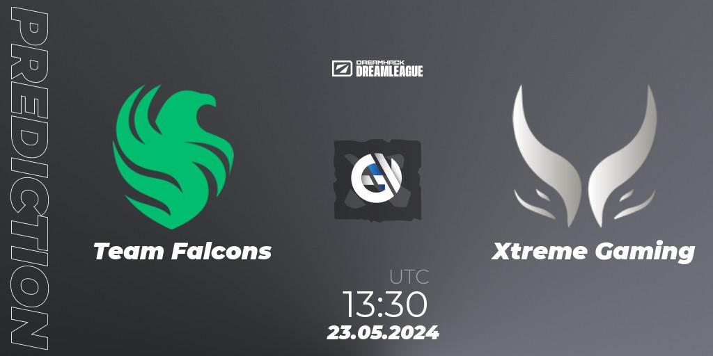 Team Falcons - Xtreme Gaming: ennuste. 23.05.2024 at 13:40, Dota 2, DreamLeague Season 23