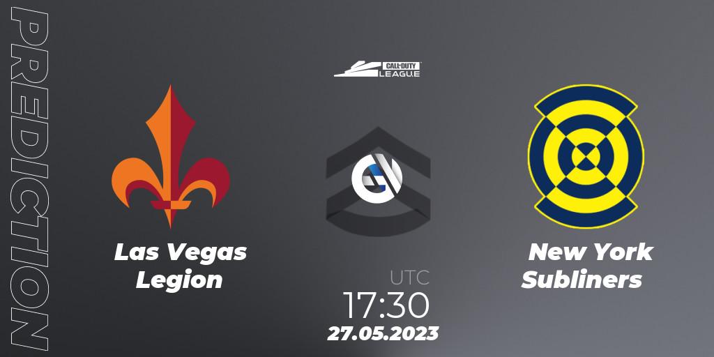 Las Vegas Legion - New York Subliners: ennuste. 27.05.2023 at 17:30, Call of Duty, Call of Duty League 2023: Stage 5 Major