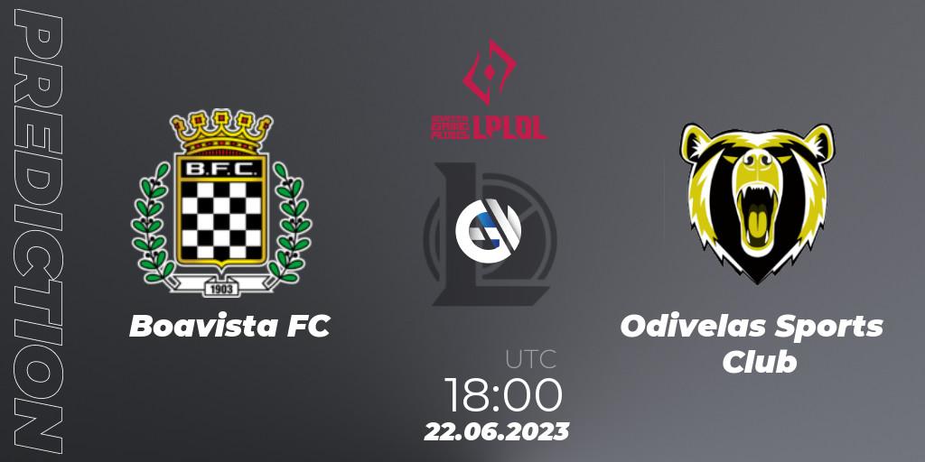 Boavista FC - Odivelas Sports Club: ennuste. 22.06.2023 at 18:00, LoL, LPLOL Split 2 2023 - Group Stage