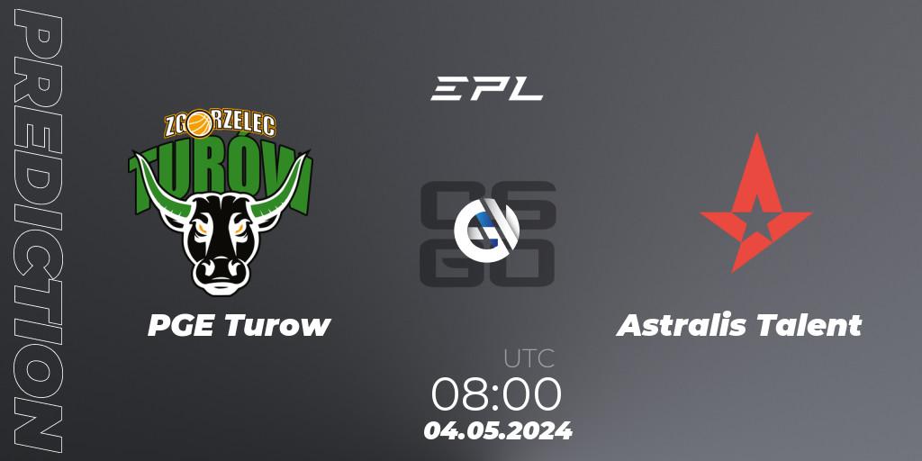 PGE Turow - Astralis Talent: ennuste. 04.05.2024 at 08:00, Counter-Strike (CS2), European Pro League Season 17: Division 2