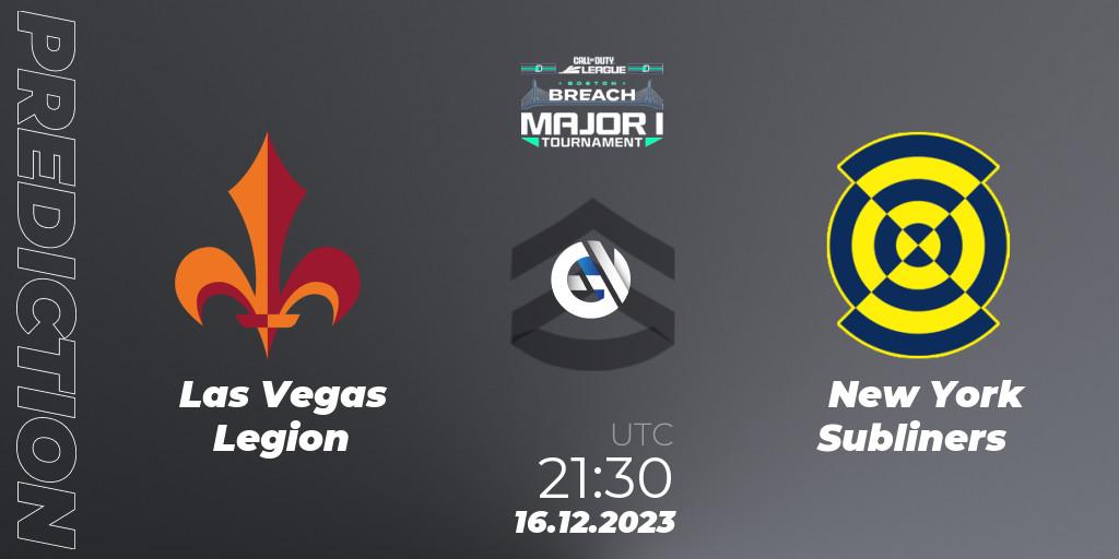 Las Vegas Legion - New York Subliners: ennuste. 16.12.2023 at 21:30, Call of Duty, Call of Duty League 2024: Stage 1 Major Qualifiers