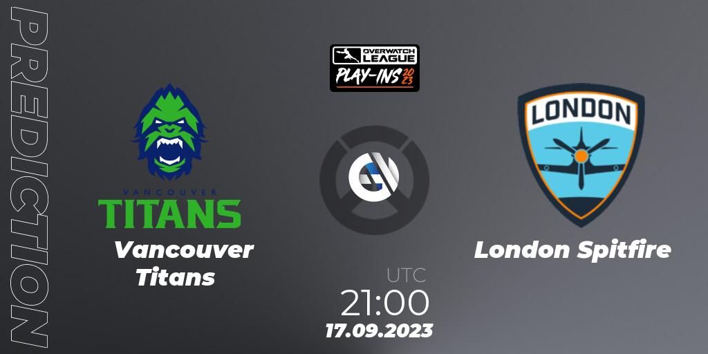 Vancouver Titans - London Spitfire: ennuste. 17.09.23, Overwatch, Overwatch League 2023 - Play-Ins