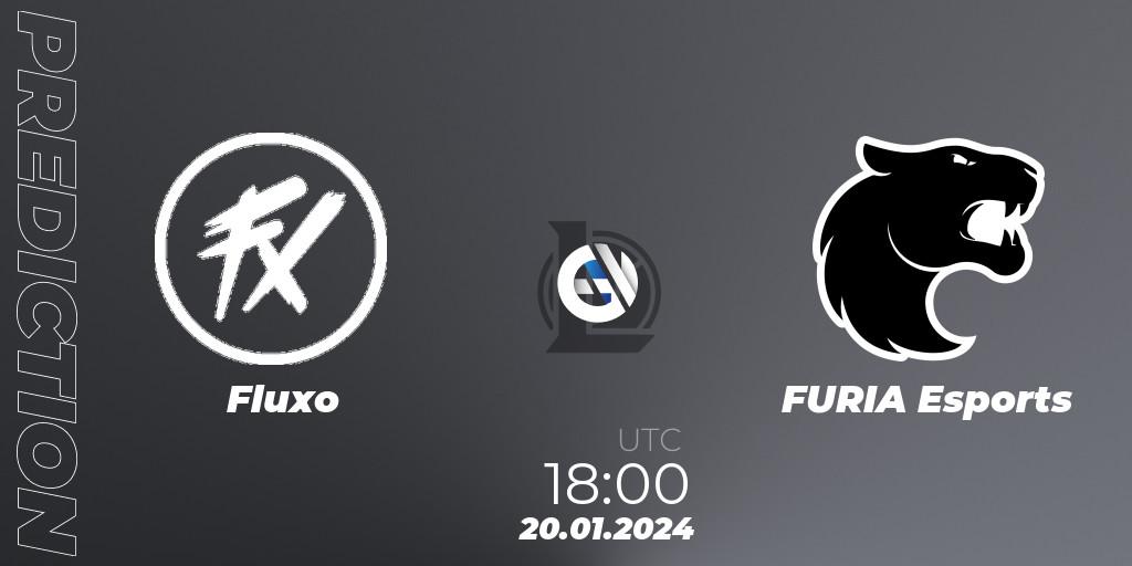 Fluxo - FURIA Esports: ennuste. 20.01.24, LoL, CBLOL Split 1 2024 - Group Stage