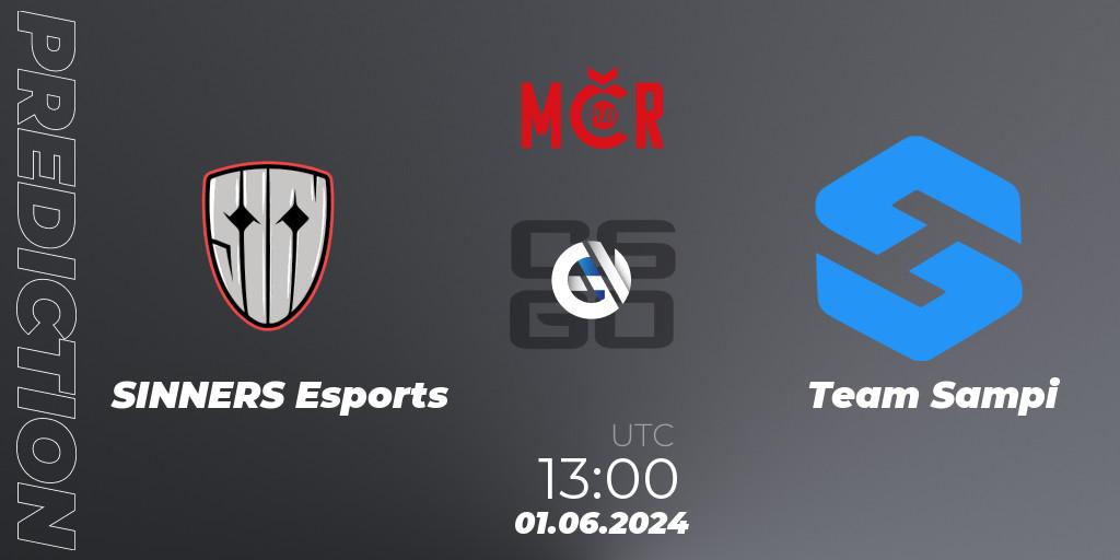 SINNERS Esports - Team Sampi: ennuste. 01.06.2024 at 12:00, Counter-Strike (CS2), Tipsport Cup Spring 2024
