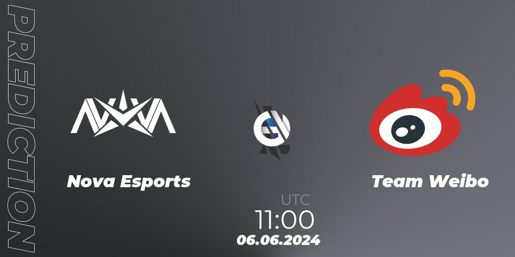 Nova Esports - Team Weibo: ennuste. 06.06.2024 at 11:00, Wild Rift, Wild Rift Super League Summer 2024 - 5v5 Tournament Group Stage
