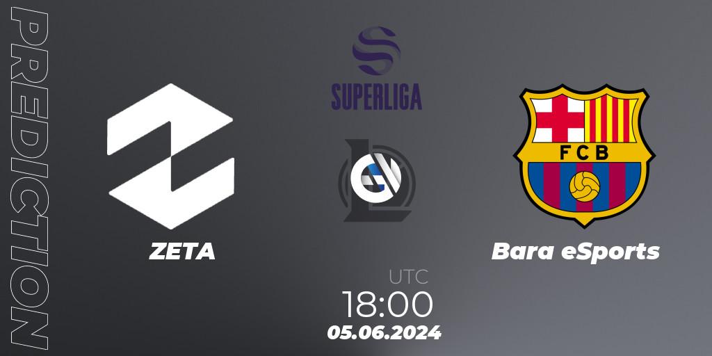ZETA - Barça eSports: ennuste. 05.06.2024 at 18:00, LoL, LVP Superliga Summer 2024