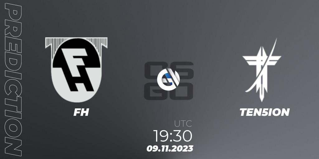 FH - TEN5ION: ennuste. 09.11.2023 at 19:30, Counter-Strike (CS2), Icelandic Esports League Season 8: Regular Season